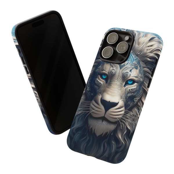 Blue Lion Art iPhone | Google Pixel - Cell Phone Tough Cases - Image 116