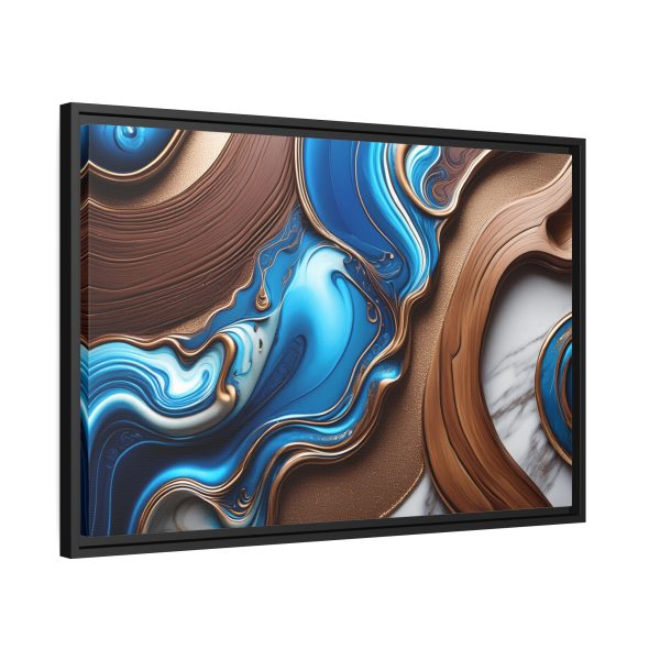 Abstract Wood 3 Matte Canvas, Black Frame - Image 22