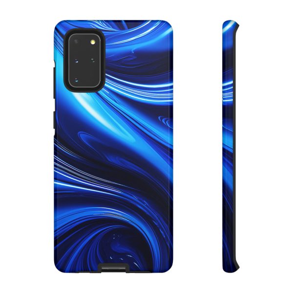 Royal Blue Wave iPhone | Samsung | Samsung Galaxy | Google Pixel - Cell Phone Tough Cases - Image 29