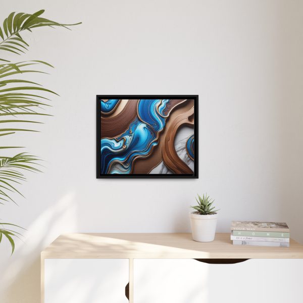 Abstract Wood 3 Matte Canvas, Black Frame - Image 15