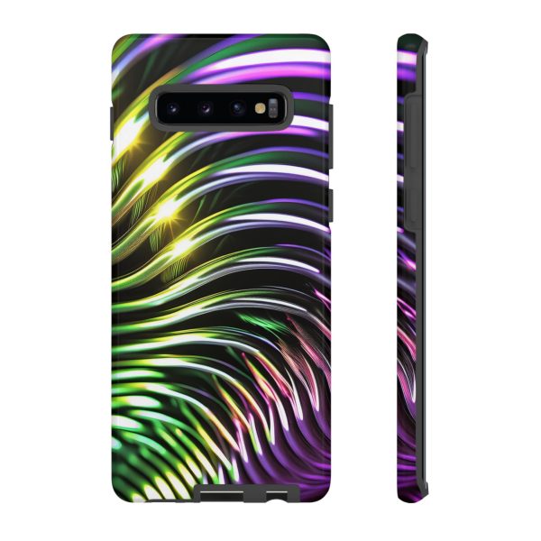 Green and Purple 2 iPhone | Samsung | Samsung Galaxy | Google Pixel - Cell Phone Tough Cases - Image 15