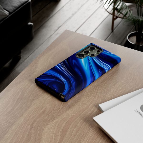 Royal Blue Wave iPhone | Samsung | Samsung Galaxy | Google Pixel - Cell Phone Tough Cases - Image 140