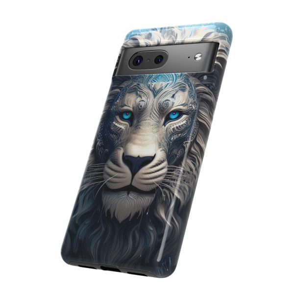 Blue Lion Art iPhone | Google Pixel - Cell Phone Tough Cases - Image 79