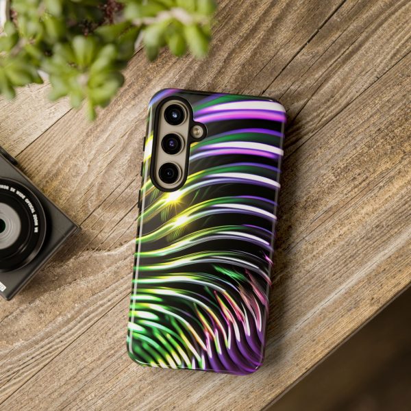 Green and Purple 2 iPhone | Samsung | Samsung Galaxy | Google Pixel - Cell Phone Tough Cases - Image 199