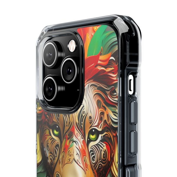 Lion 8 iPhone Magnetic Clear Impact Cases - Image 34