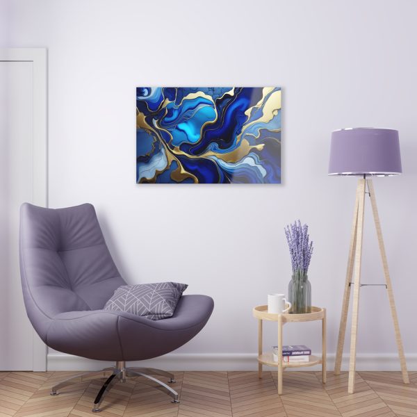 Royal Blue and Gold Acrylic Prints - Image 20