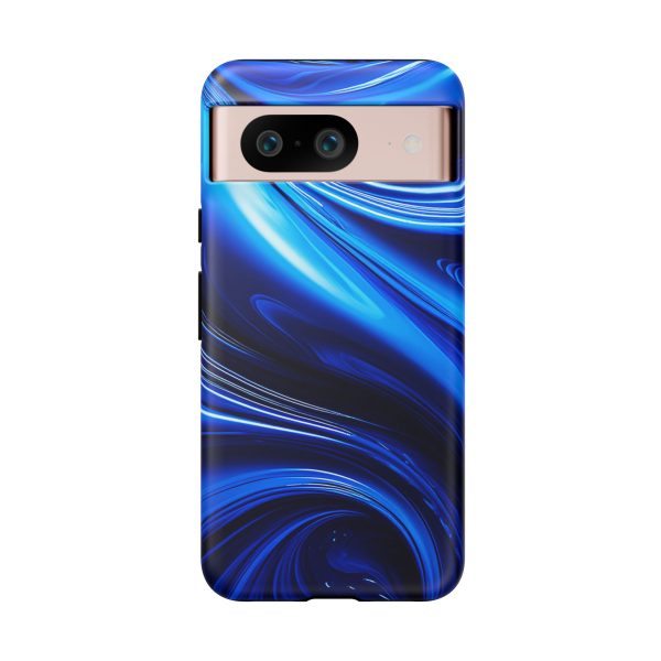 Royal Blue Wave iPhone | Samsung | Samsung Galaxy | Google Pixel - Cell Phone Tough Cases - Image 230