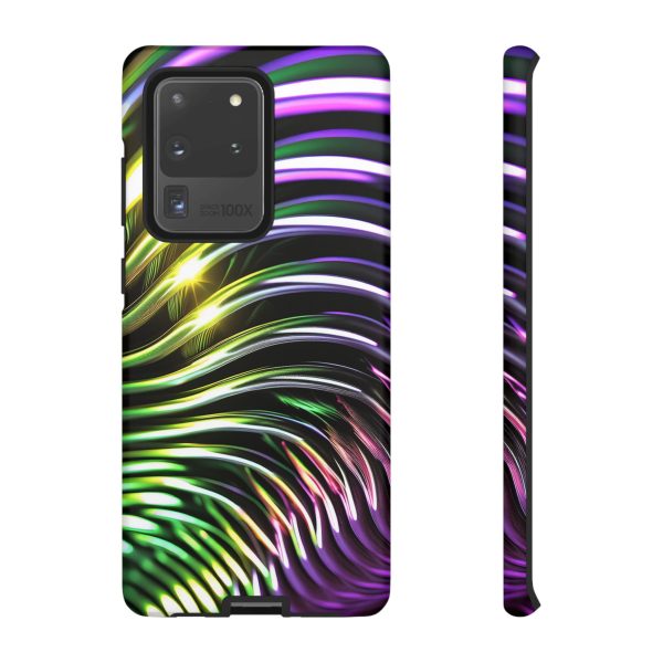 Green and Purple 2 iPhone | Samsung | Samsung Galaxy | Google Pixel - Cell Phone Tough Cases - Image 28