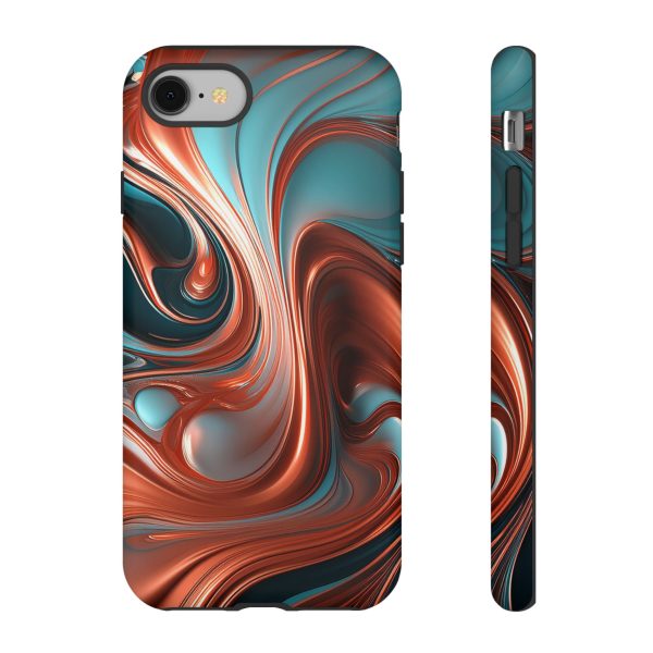 Terracotta iPhone | Samsung | Samsung Galaxy | Google Pixel - Cell Phone Tough Cases - Image 2