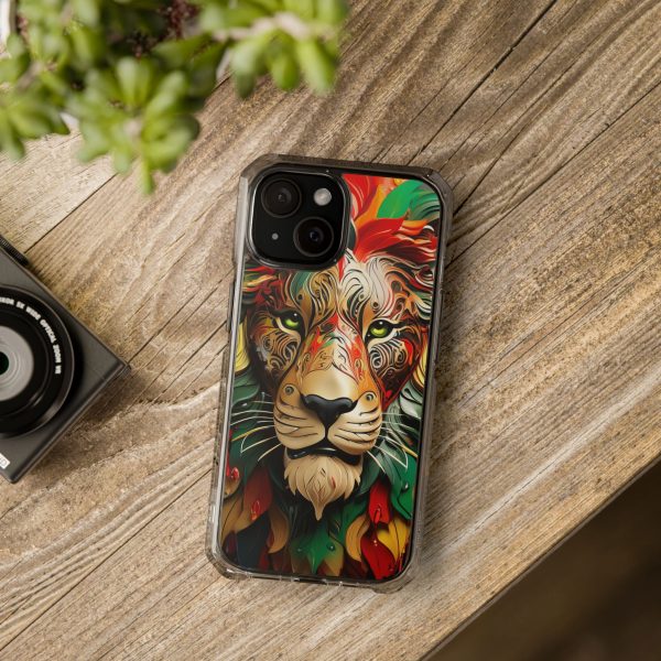 Lion 8 iPhone Magnetic Clear Impact Cases - Image 6