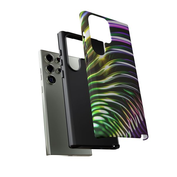 Green and Purple 2 iPhone | Samsung | Samsung Galaxy | Google Pixel - Cell Phone Tough Cases - Image 139