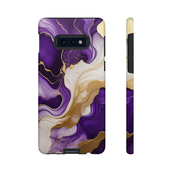 Purple and Gold 2 iPhone | Samsung | Samsung Galaxy | Google Pixel - Cell Phone Tough Cases - Image 13