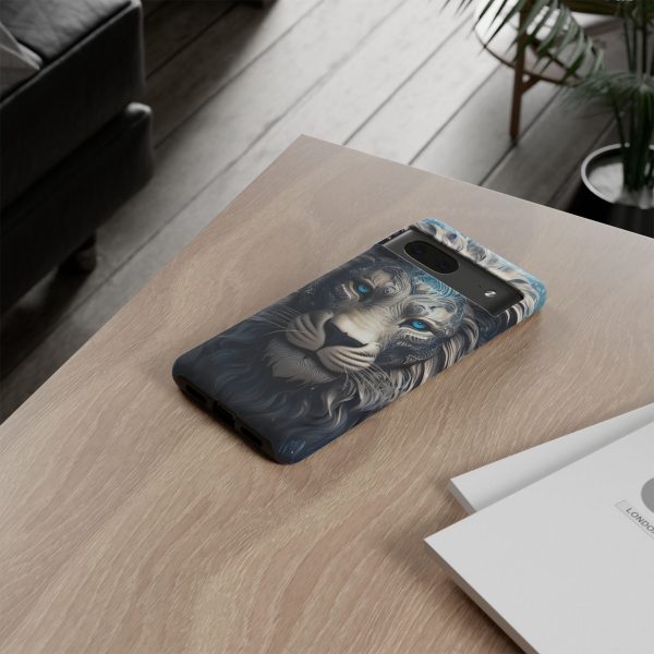 Blue Lion Art iPhone | Google Pixel - Cell Phone Tough Cases - Image 81