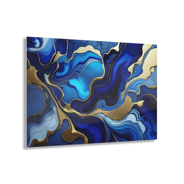 Royal Blue and Gold Acrylic Prints - Image 22