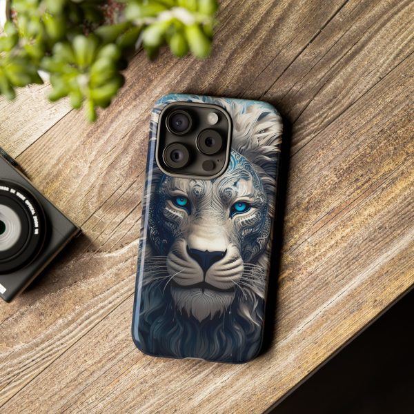 Blue Lion Art iPhone | Google Pixel - Cell Phone Tough Cases - Image 105