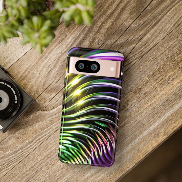 Green and Purple 2 iPhone | Samsung | Samsung Galaxy | Google Pixel - Cell Phone Tough Cases - Image 229