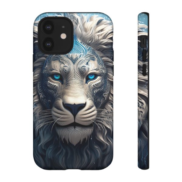 Blue Lion Art iPhone | Google Pixel - Cell Phone Tough Cases - Image 20