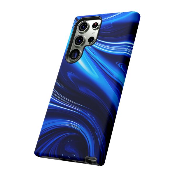 Royal Blue Wave iPhone | Samsung | Samsung Galaxy | Google Pixel - Cell Phone Tough Cases - Image 142