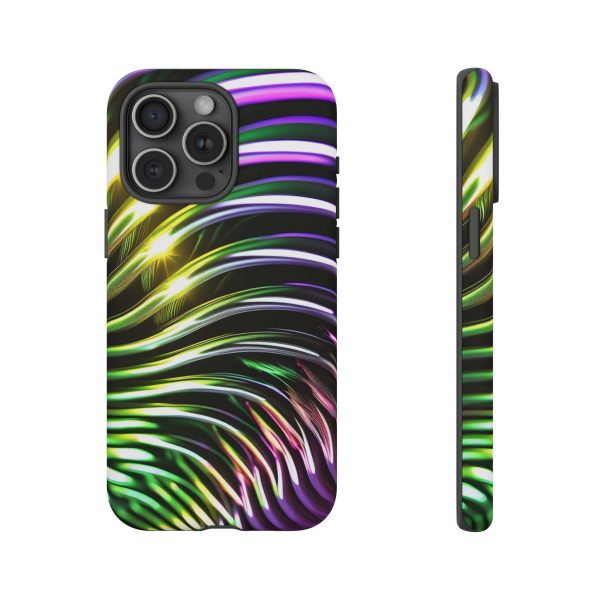 Green and Purple 2 iPhone | Samsung | Samsung Galaxy | Google Pixel - Cell Phone Tough Cases - Image 182