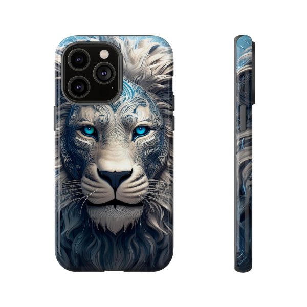 Blue Lion Art iPhone | Google Pixel - Cell Phone Tough Cases - Image 70