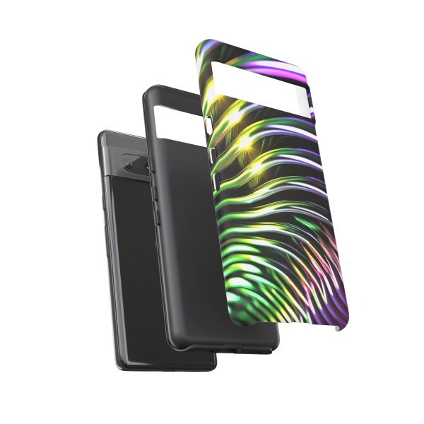 Green and Purple 2 iPhone | Samsung | Samsung Galaxy | Google Pixel - Cell Phone Tough Cases - Image 151