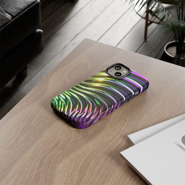 Green and Purple 2 iPhone | Samsung | Samsung Galaxy | Google Pixel - Cell Phone Tough Cases - Image 96