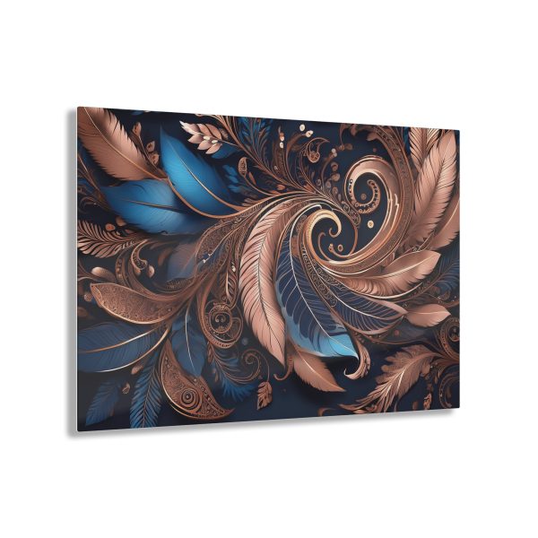 Blue Gold Acrylic Prints - Image 8