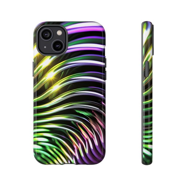 Green and Purple 2 iPhone | Samsung | Samsung Galaxy | Google Pixel - Cell Phone Tough Cases - Image 105