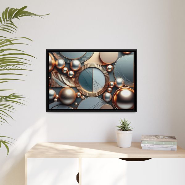 Neutral Colors Abstract 2 Matte Canvas, Black Frame - Image 23