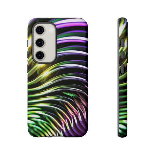 Green and Purple 2 iPhone | Samsung | Samsung Galaxy | Google Pixel - Cell Phone Tough Cases - Image 125