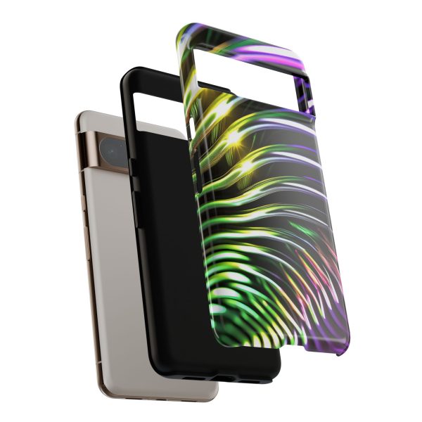 Green and Purple 2 iPhone | Samsung | Samsung Galaxy | Google Pixel - Cell Phone Tough Cases - Image 218