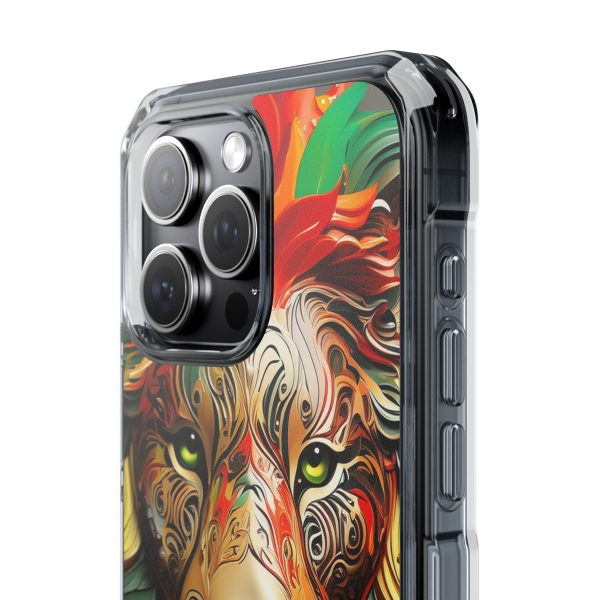 Lion 8 iPhone Magnetic Clear Impact Cases - Image 22