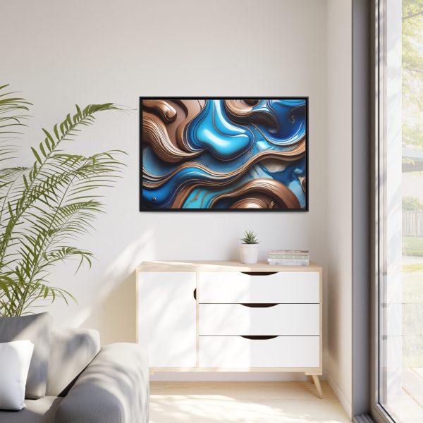 Abstract Wood Matte Canvas, Black Frame - Image 39