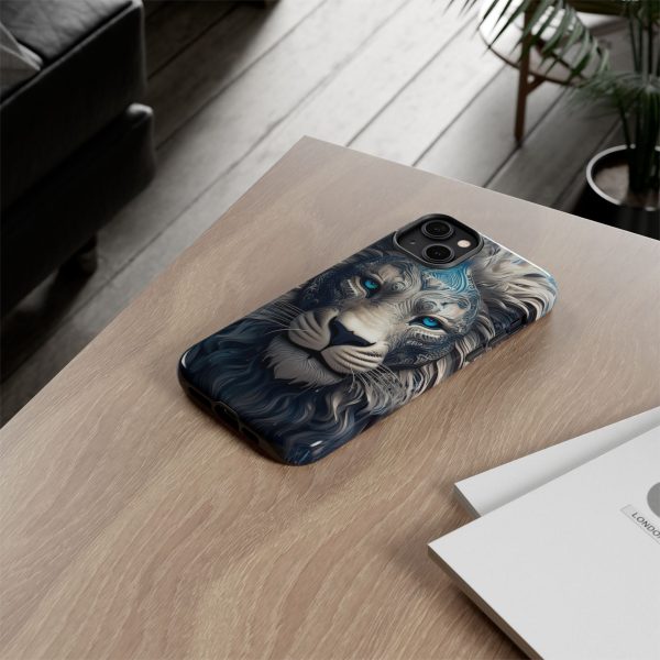 Blue Lion Art iPhone | Google Pixel - Cell Phone Tough Cases - Image 61