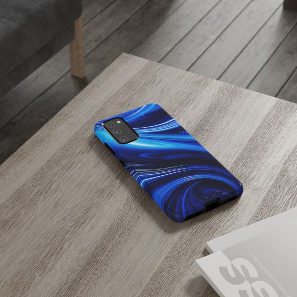 Royal Blue Wave iPhone | Samsung | Samsung Galaxy | Google Pixel - Cell Phone Tough Cases - Image 70