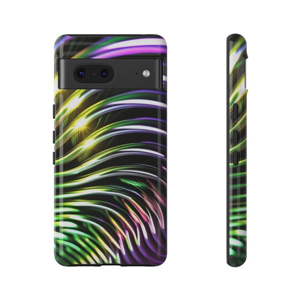 Green and Purple 2 iPhone | Samsung | Samsung Galaxy | Google Pixel - Cell Phone Tough Cases - Image 145