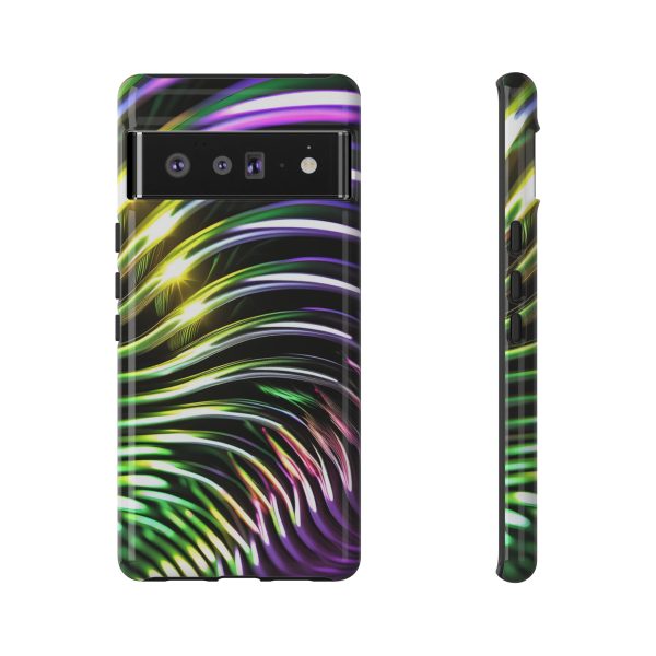 Green and Purple 2 iPhone | Samsung | Samsung Galaxy | Google Pixel - Cell Phone Tough Cases - Image 153