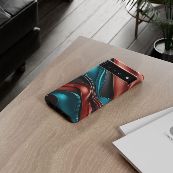 Dark Terracotta iPhone | Samsung | Samsung Galaxy | Google Pixel - Cell Phone Tough Cases - Image 156