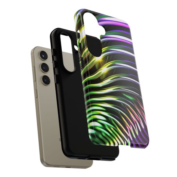 Green and Purple 2 iPhone | Samsung | Samsung Galaxy | Google Pixel - Cell Phone Tough Cases - Image 188