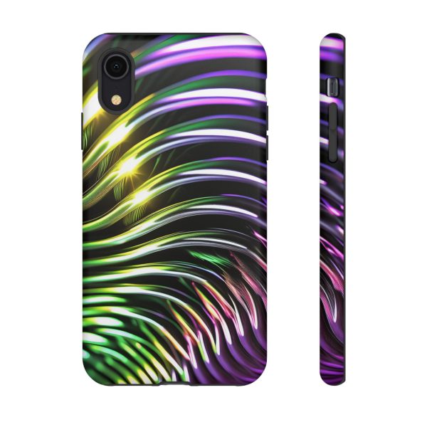 Green and Purple 2 iPhone | Samsung | Samsung Galaxy | Google Pixel - Cell Phone Tough Cases - Image 8