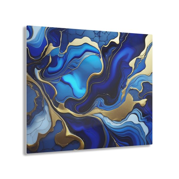 Royal Blue and Gold Acrylic Prints - Image 12