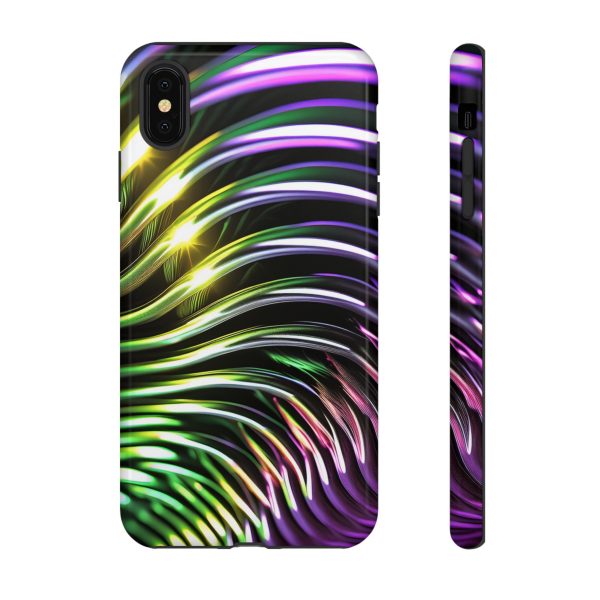 Green and Purple 2 iPhone | Samsung | Samsung Galaxy | Google Pixel - Cell Phone Tough Cases - Image 11