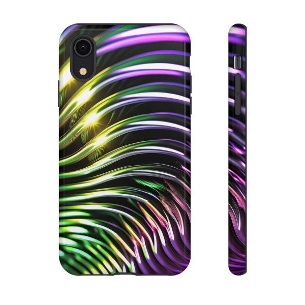 Green and Purple 2 iPhone | Samsung | Samsung Galaxy | Google Pixel - Cell Phone Tough Cases - Image 7