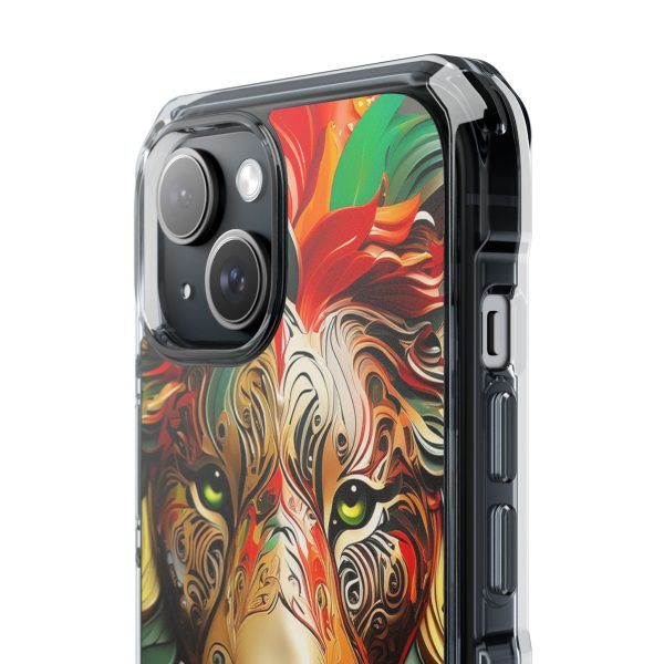 Lion 8 iPhone Magnetic Clear Impact Cases - Image 4