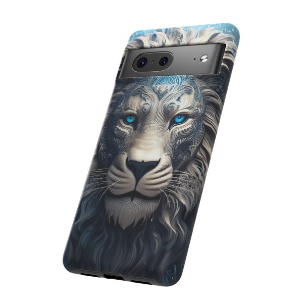 Blue Lion Art iPhone | Google Pixel - Cell Phone Tough Cases - Image 83