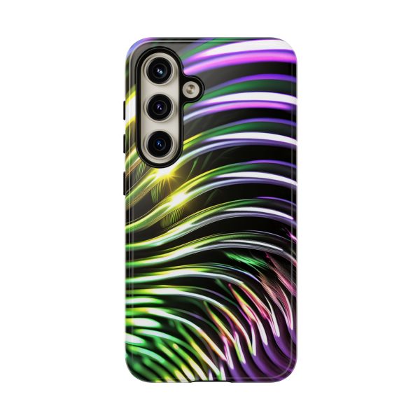 Green and Purple 2 iPhone | Samsung | Samsung Galaxy | Google Pixel - Cell Phone Tough Cases - Image 185