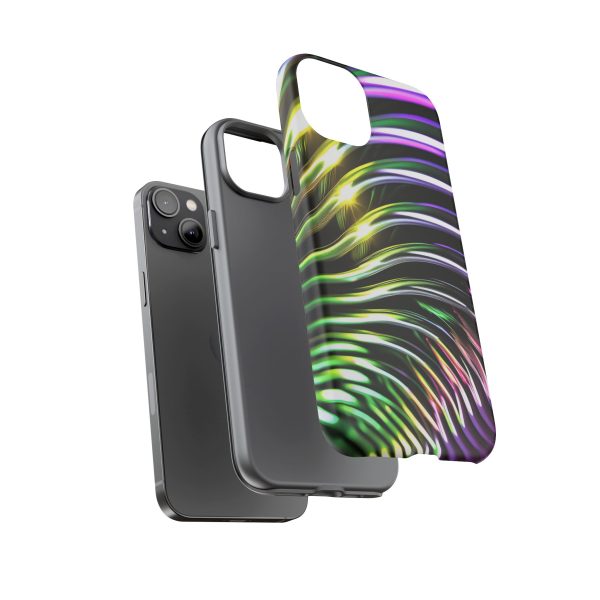 Green and Purple 2 iPhone | Samsung | Samsung Galaxy | Google Pixel - Cell Phone Tough Cases - Image 111