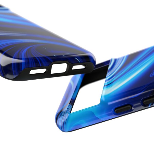 Royal Blue Wave iPhone | Samsung | Samsung Galaxy | Google Pixel - Cell Phone Tough Cases - Image 227