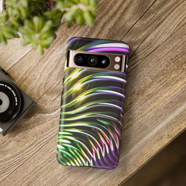 Green and Purple 2 iPhone | Samsung | Samsung Galaxy | Google Pixel - Cell Phone Tough Cases - Image 224