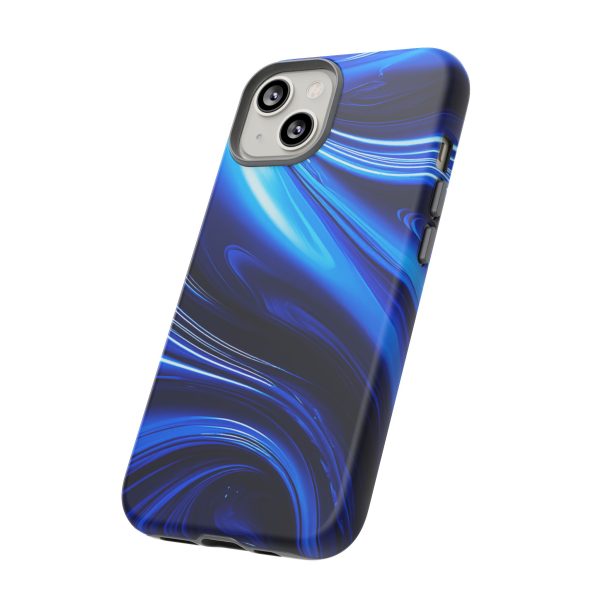 Royal Blue Wave iPhone | Samsung | Samsung Galaxy | Google Pixel - Cell Phone Tough Cases - Image 94